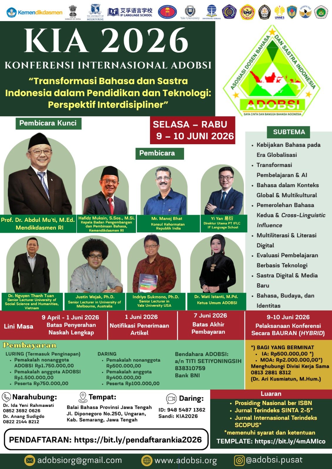                     View Vol. 1 (2026): Prosiding Konferensi Internasional ADOBSI
                
